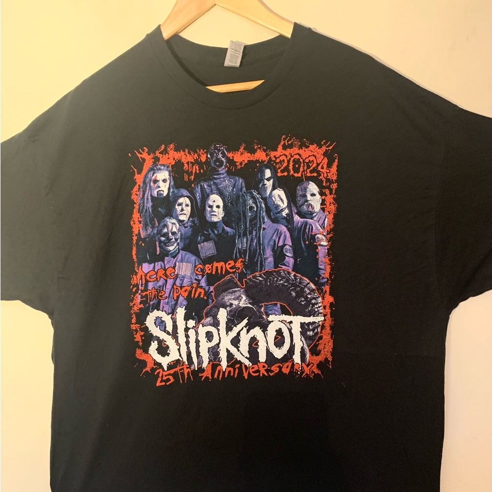 Slipknot 25th Anniversary Black T-Shirt